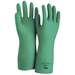 Sol-Vex® Powder Free Sand Patch Textured Green 15mil Nitrile Gloves, 2X-Large, 12" Long, 12-Pair per Bag